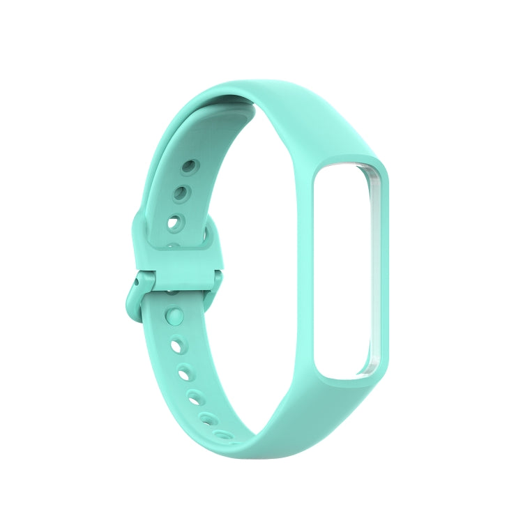 Mint green silicone replacement wrist strap watchband for Galaxy Fit 2
