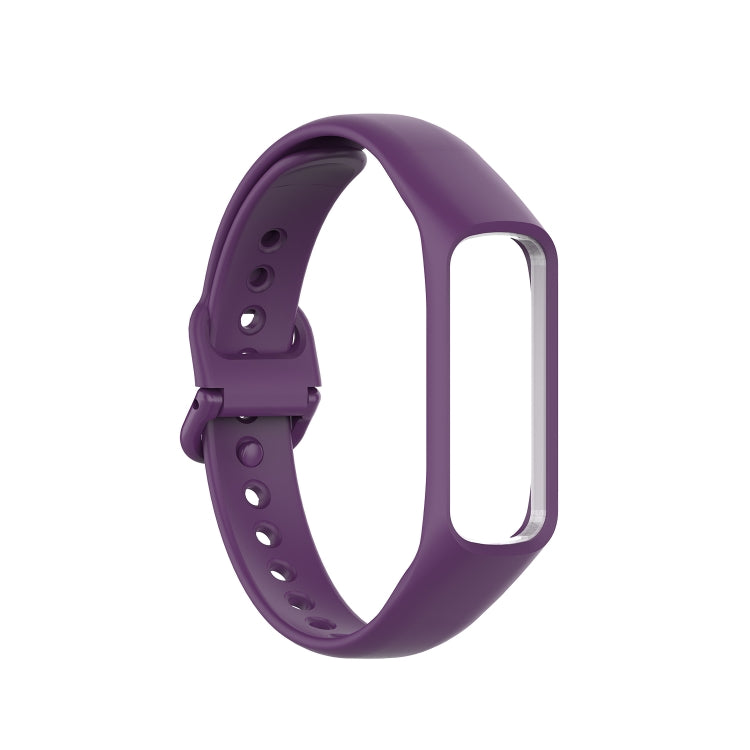 Purple silicone replacement wrist strap watchband for Galaxy Fit 2