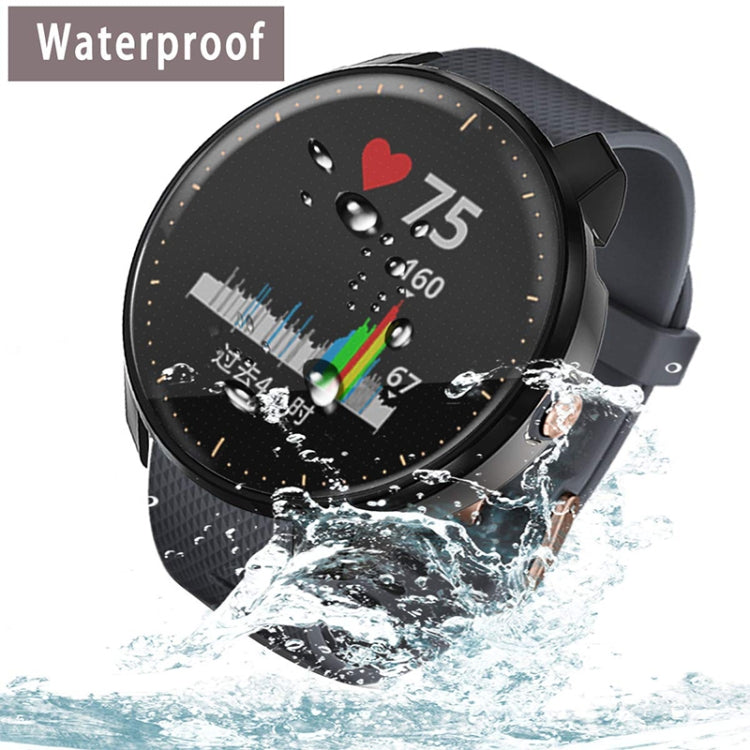 Black TPU protective case for Garmin Vivoactive 3 Music, water-splash protected watch