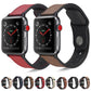 Paste Leather TPU Watchband For Apple Watch Series 6 & SE & 5 & 4 40mm / 3 & 2 & 1 38mm