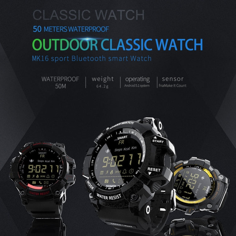 Outdoor classic smartwatch set, three black watches with LCD faces and straps