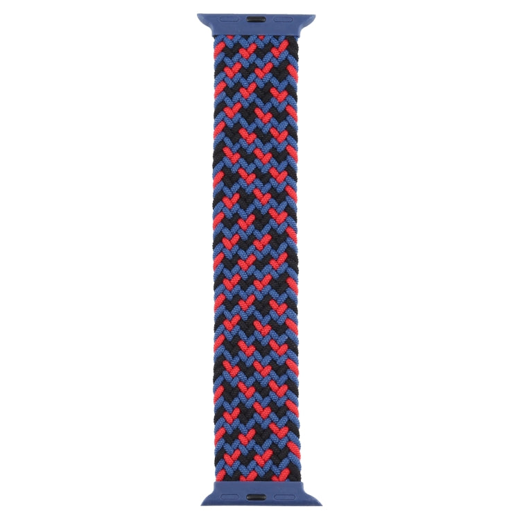 Plastic Buckle Mixed Color Nylon Braided Single Loop Replacement Watchbands For Apple Watch Series 6 & SE & 5 & 4 44mm / 3 & 2 & 1 42mm, S, M, L, XL, XXL