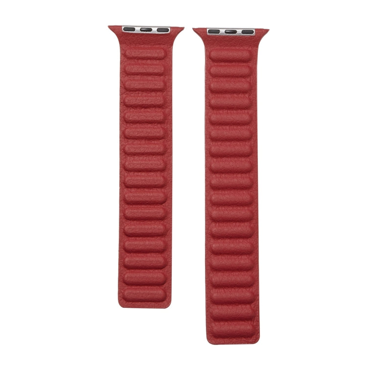 Loop Leather Watchband For Apple Watch Series 6 & SE & 5 & 4 44mm / 3 & 2 & 1 42mm, For Apple Watch Series 7 45mm / 6 & SE & 5 & 4 44mm / 3 & 2 & 1 42mm