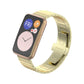 Gold stainless steel metal link replacement watch strap for smartwatch