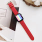 D Character Buckle Smooth Texture Replacement Watchbands For Apple Watch Series 6 & SE & 5 & 4 44mm / 3 & 2 & 1 42mm