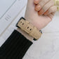 Big Head Buckle Leather Replacement Watchbands For Apple Watch Series 6 & SE & 5 & 4 40mm / 3 & 2 & 1 38mm, For Apple Watch Series 8&7 41mm / SE 2&6&SE&5&4 40mm / 3&2&1 38mm