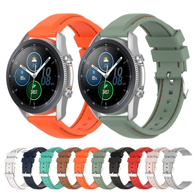 Assorted silicone watch strap bands set in multiple colors with metal buckles