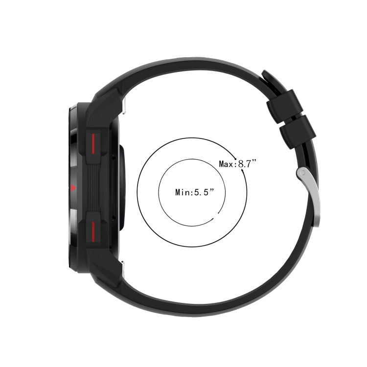 For Huawei Honor Watch GS Pro Silicone Replacement Strap Watchband, Size: One Size
