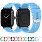 For Amazfit GTR 2e / GTR 2 22mm Silicone Replacement Strap Watchband with Silver Buckle, For Amazfit GTR 2e
