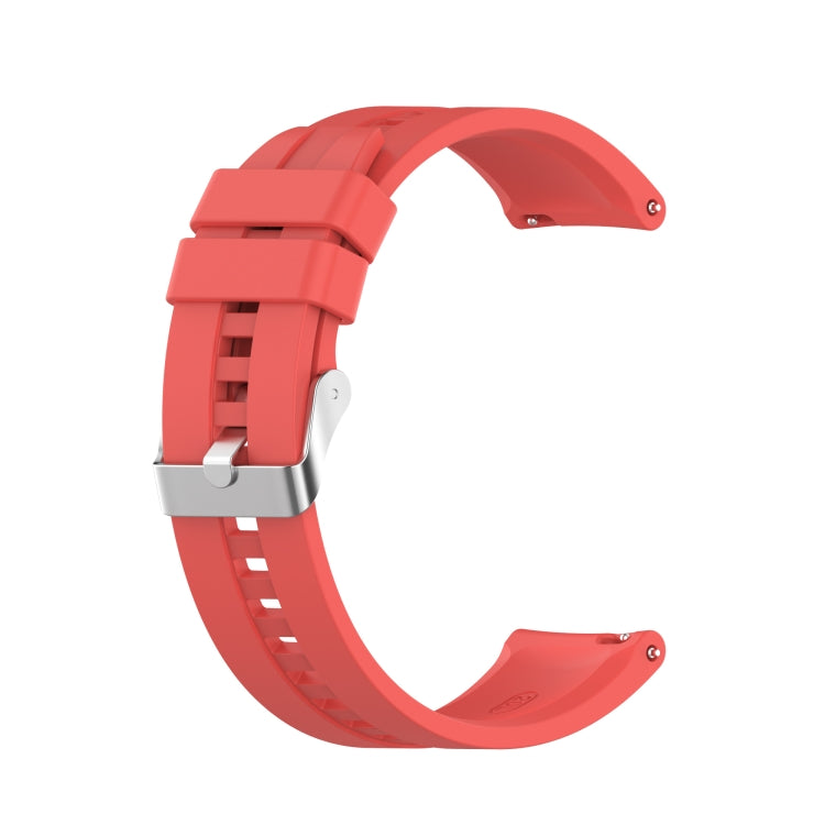 For Amazfit GTS 2e / GTS 2 20mm Silicone Replacement Strap Watchband with Silver Buckle, For Amazfit GTS 2e