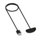 USB-A magnetic charging cable with black flat dock and 1m length