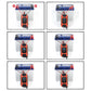 12V battery charger usage diagrams showing correct clip connection to a battery