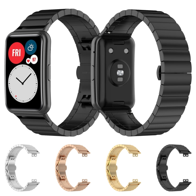 For Huawei Watch Fit Stainless Steel Replacement Strap Watchband