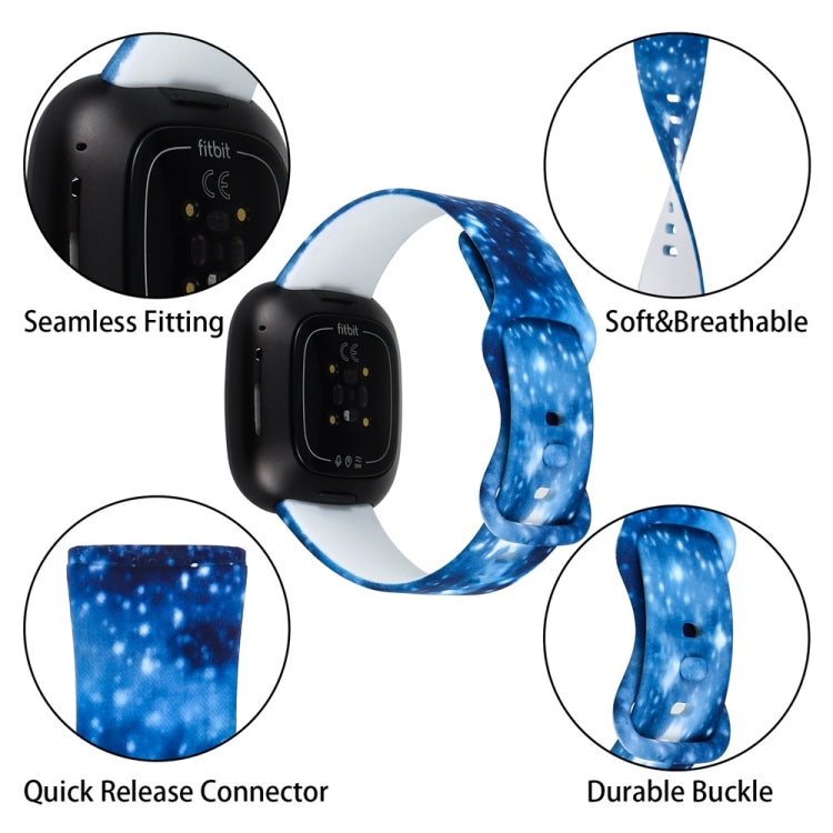 For Fitbit Versa 3 Printing Replacement Strap Watchband, S
