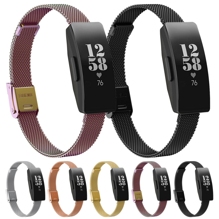 Assorted milanese replacement watch straps with double buckle in multiple colors