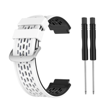 For Garmin Approach S2 / S4 Two-color Silicone Replacement Strap Watchband, For Garmin Approach S2 / S4