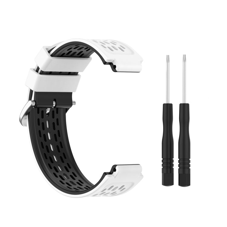 For Garmin Approach S2 / S4 Two-color Silicone Replacement Strap Watchband, For Garmin Approach S2 / S4