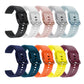 For Xiaomi Mi Watch Electroplating Buckle Silicone Replacement Strap Watchband