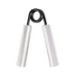 Wrist strength trainer with black spring and silver mesh handles, standalone