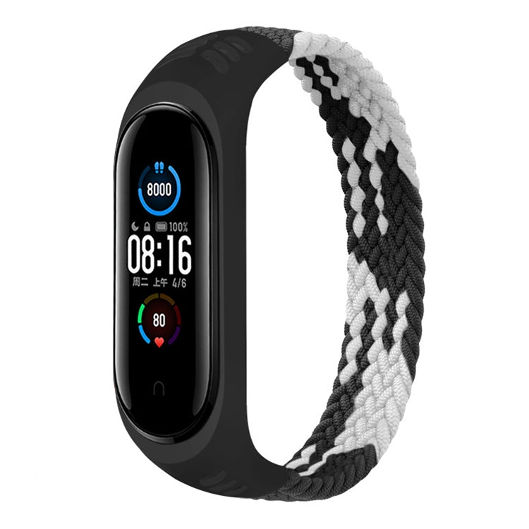 For Xiaomi Mi Band 6 / 5 / 4 / 3 / 2 Universal Silicone Elasticity Weave Replacement Strap Watchband, XS 140mm, S 150mm, M 160mm, L 170mm, XL 180mm