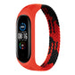 For Xiaomi Mi Band 6 / 5 / 4 / 3 / 2 Universal Silicone Elasticity Weave Replacement Strap Watchband, XS 140mm, S 150mm, M 160mm, L 170mm, XL 180mm