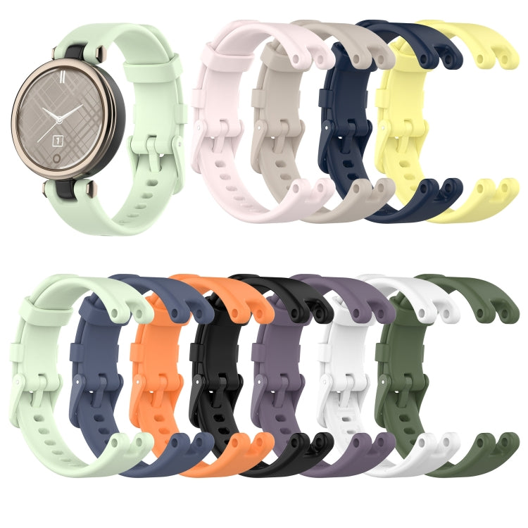 Silicone watch bands assortment for Garmin Lily in multiple colors, adjustable clasp