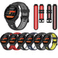 Two-color Silicone Replacement Strap Watchband, For Garmin Forerunner 220/230/235/620/630/735XT