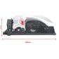 Front right inner door handle with silver lever, black housing, shown with 160mm size