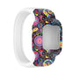 For Garmin Vivofit JR3 No Buckle Silicone Printing Replacement Watchband, S, L