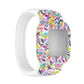 For Garmin Vivofit JR3 No Buckle Silicone Printing Replacement Watchband, S, L