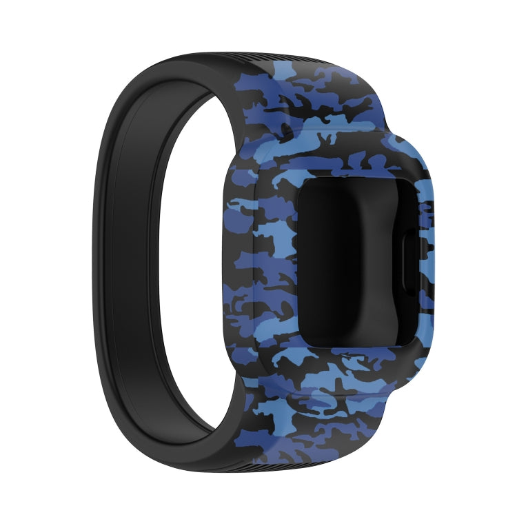 For Garmin Vivofit JR3 No Buckle Silicone Printing Replacement Watchband, S, L