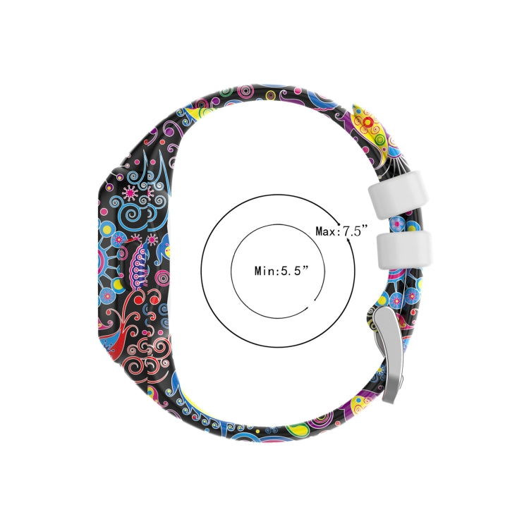 For Garmin Vivofit JR3 Silicone Printing Replacement Watchband