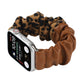 Leather Leopard Pattern Stitching Watch Strap, For Series 7 45mm / 6 & SE & 5 & 4 44mm / 3 & 2 & 1 42mm, For Series 7 41mm / 6 & SE & 5 & 4 40mm / 3 & 2 & 1 38mm