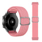 Pink braided elastic watch strap with adjustable clasp, for Galaxy Watch 3 45mm