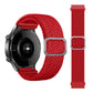 Red braided elastic watch strap with adjustable clasp, for Galaxy Watch 3 45mm
