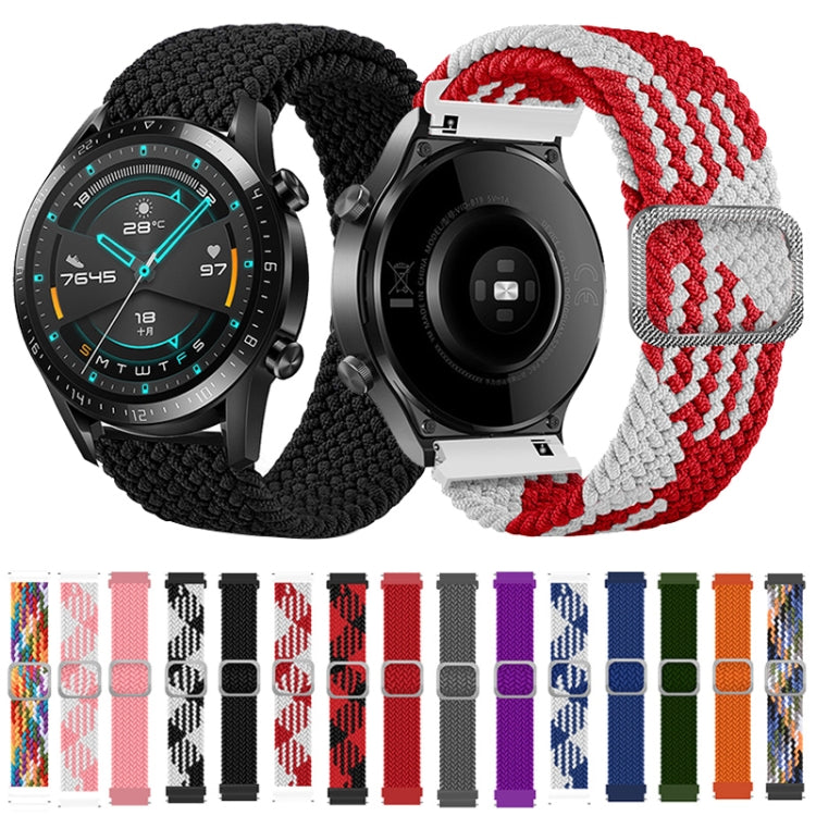 Braided elastic replacement watch strap set, multiple colors for Galaxy Watch 3 45mm