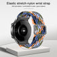 Universal Adjustable Nylon Braided Elasticity Replacement Strap Watchband, 20mm, 22mm