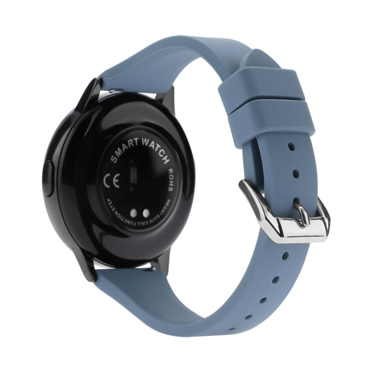 T-shaped Buckle Silicone Replacement Strap Watchband, 20mm, 22mm