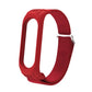 For Xiaomi Mi Band 6 / 5 / 4 / 3 9-shaped Buckle Twill Replacement Strap Watchband
