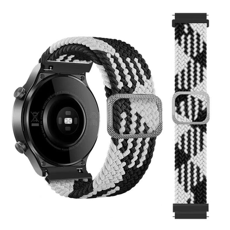 Adjustable Nylon Braided Elasticity Replacement Strap Watchband, For Huawei Watch 3 / 3 Pro