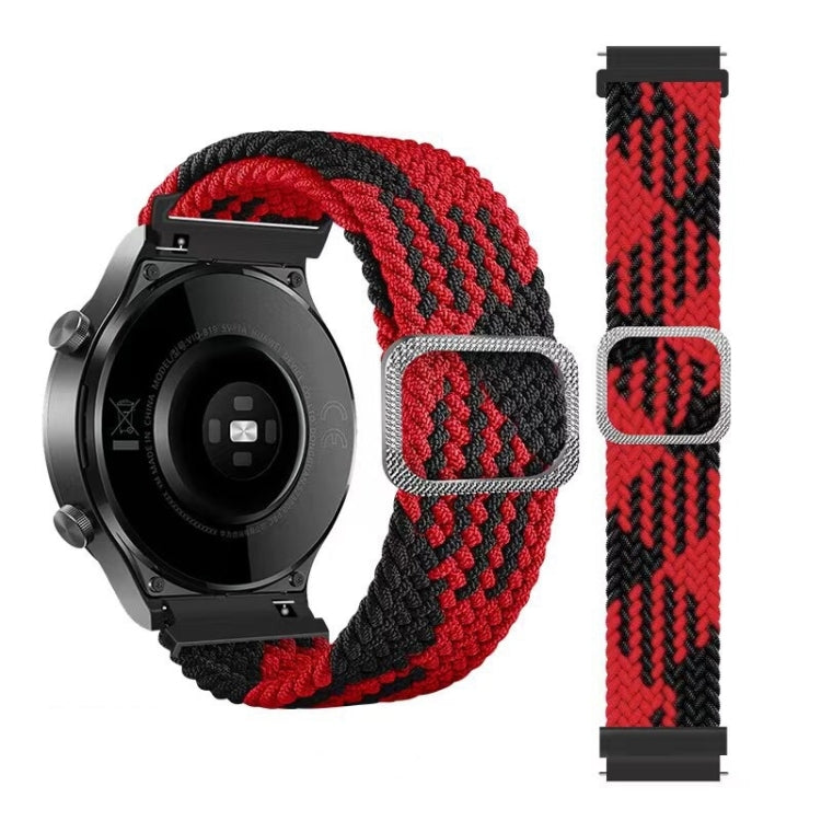 Adjustable Nylon Braided Elasticity Replacement Strap Watchband, For Huawei Watch 3 / 3 Pro