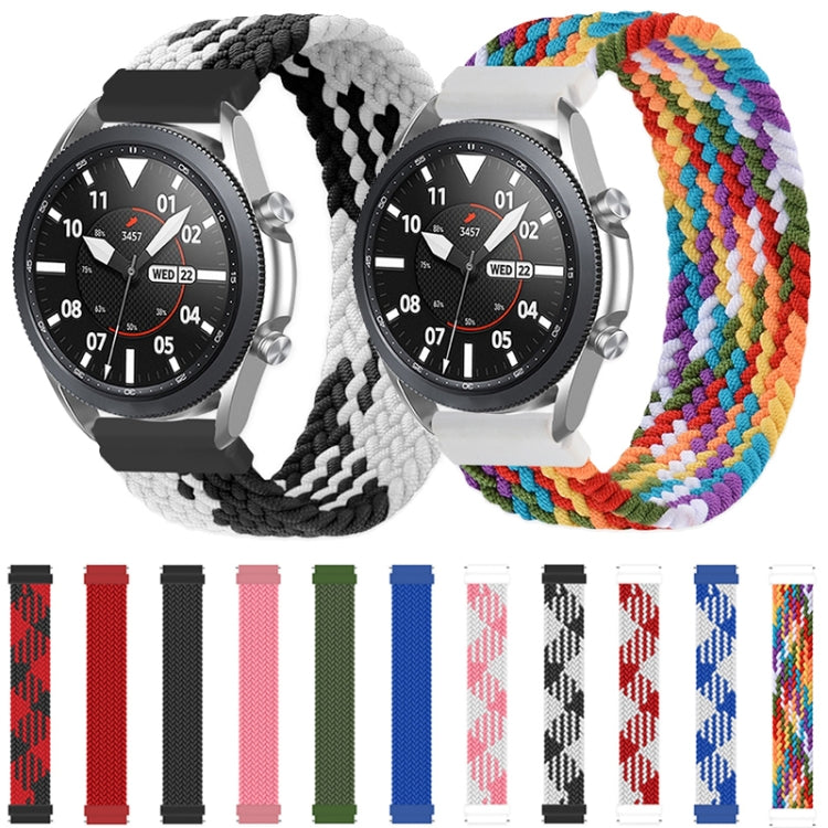 For Samsung Galaxy Watch 42mm Adjustable Nylon Braided Elasticity Replacement Strap Watchband, 125mm, 135mm, 145mm, 155mm, 165mm