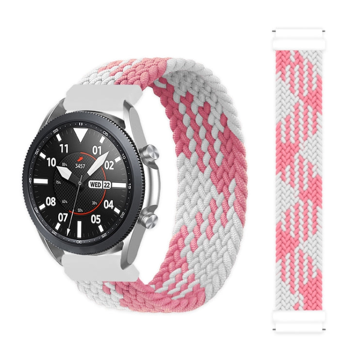 For Samsung Galaxy Watch 46mm Adjustable Nylon Braided Elasticity Replacement Strap Watchband, 125mm, 135mm, 145mm, 155mm, 165mm