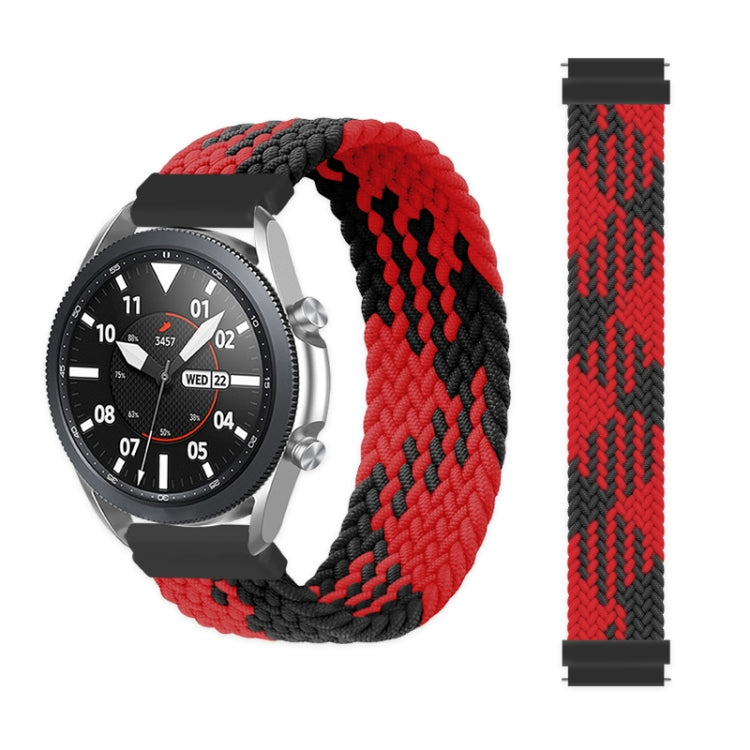 For Samsung Galaxy Watch 3 41mm Adjustable Nylon Braided Elasticity Replacement Strap Watchband, 125mm, 135mm, 145mm, 155mm, 165mm
