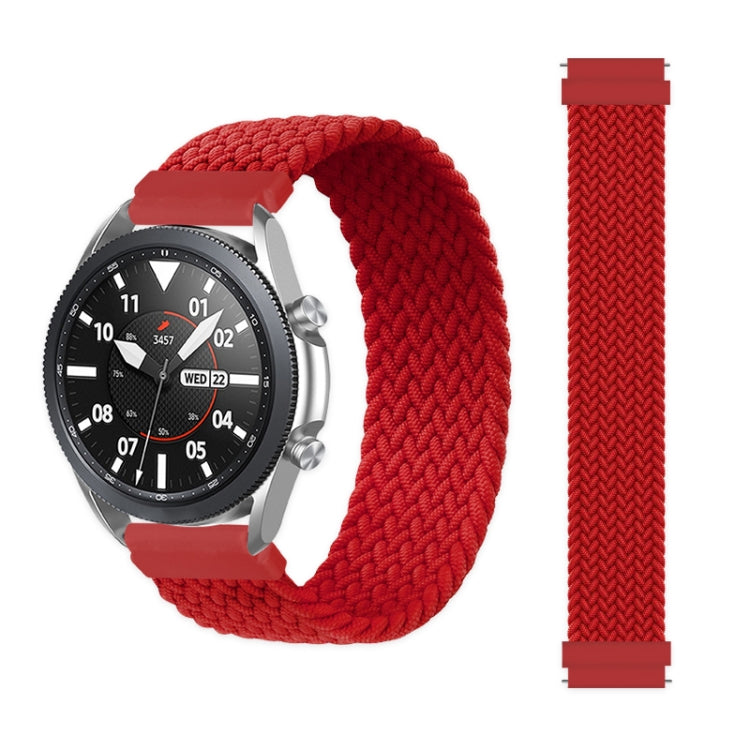 For Samsung Galaxy Watch 3 41mm Adjustable Nylon Braided Elasticity Replacement Strap Watchband, 125mm, 135mm, 145mm, 155mm, 165mm