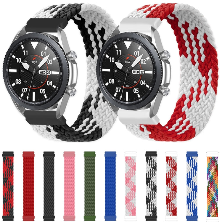 For Samsung Galaxy Watch Active / Active2 40mm / Active2 44mm Adjustable Nylon Braided Elasticity Replacement Strap Watchband, 125mm, 135mm, 145mm, 155mm, 165mm