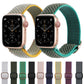 Wave Texture Nylon Replacement Watchbands For Apple Watch Series, 7 45mm / 6 & SE & 5 & 4 44mm / 3 & 2 & 1 42mm, 7 41mm / 6 & SE & 5 & 4 40mm / 3 & 2 & 1 38mm