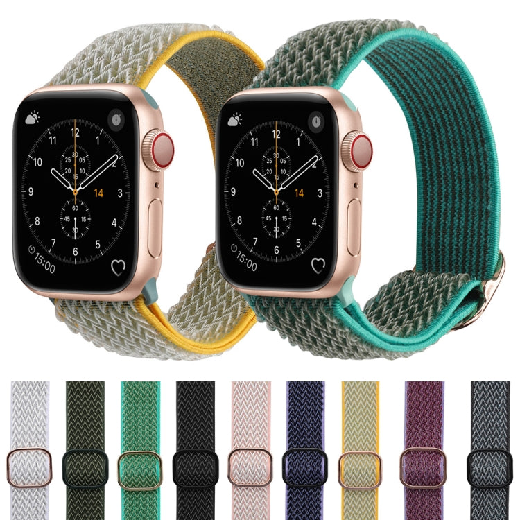 Wave Texture Nylon Replacement Watchbands For Apple Watch Series, 7 45mm / 6 & SE & 5 & 4 44mm / 3 & 2 & 1 42mm, 7 41mm / 6 & SE & 5 & 4 40mm / 3 & 2 & 1 38mm