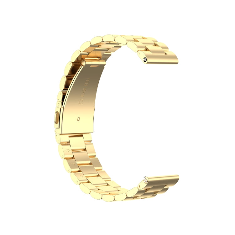 For Huawei Watch 3 / 3 Pro 22mm Three-beads Steel Replacement Strap Watchband