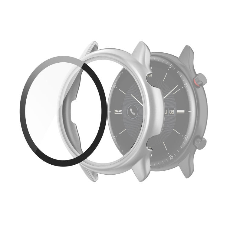 For Amazfit GTR 2 eSIM Tempered glass + PC Integrated Protective Case